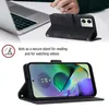 Hülle für Motorola Moto G54 Prägung Flip Leder Brieftasche Produktbild-Vorschau 3