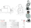Startmotor voor Suzuki LJ80 / Samurai / SJ410, 12V, 0,8 kW Productafbeelding-voorbeeld 5