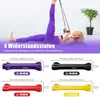 Fitnessbänder mit 4 Widerstandsstufen, Resistance Bands Set Produktbild-Vorschau 2