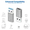 deleyCON USB C auf USB Adapter [2 Stück] C Buchse auf A Produktbild-Vorschau 5