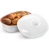 Römertopf Brottopf oval MAXI 6,5 Liter - Brotkasten Weiß Produktbild-Vorschau 2