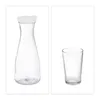 Set caraffa e bicchieri Relaxdays, set da 5 pezzi, 1 l, 220 Anteprima dell’immagine prodotto 8
