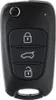 Schlüsselfernbedienungsgehäuse Hyundai i10 i20 i30 iX35 KIA Produktbild-Vorschau 2