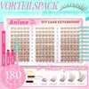 Sada rias Manga Lash Cluster v odtieňoch PureBrown, dĺžka Náhľad obrázku produktu 2