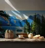 Küchenrückwand selbstklebend Landschaft See Berge Produktbild-Vorschau 10