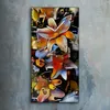 Wohnzimmer-Bild Leinwand Uhr Geräuschlos 30x60 Malerei Produktbild-Vorschau 2