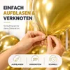 50 palloncini, decorazioni per matrimonio, colore oro, Anteprima dell’immagine prodotto 4