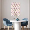 MuchoWow® Poster Blumen - Lila - Muster 40x60 cm - Plakate Produktbild-Vorschau 5