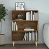 vidaXL Sideboard Räuchereiche 69,5x32,5x90 cm Holzwerkstoff Produktbild-Vorschau 5