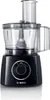 A black Bosch food processor is shown against a white background. Produktbild-Vorschau