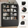 Libreria - Libreria a colonna a 7 ripiani con ante - 8 Anteprima dell’immagine prodotto 3
