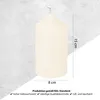 Fink CANDLE, getauchte Stumpenkerze, Paraffin, creme, L. 8 Produktbild-Vorschau 4