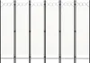 vidaXL 6-częściowy rozdzielacz do pokoju biały 240x180 cm Podgląd zdjęcia produktu 2