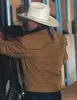 Herren Canvasjacke Western Cowboy Biker »RANGE RIDER« Braun Produktbild-Vorschau 2