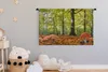 MuchoWow® Wandteppich Wandbehang Rote Pilze in einem Produktbild-Vorschau 3