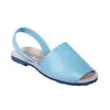 Avarcas Minorquine Sandalen, Uni, Naturleder, Himmelblau, Produktbild-Vorschau 2