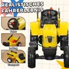 HOMCOM Trettraktor mit Anhänger Tretauto Traktor ab 3 Jahre Produktbild-Vorschau 4
