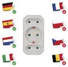 Mehrfachsteckdose, 2x Euro + 1x Schuko Steckdose, weiss Produktbild-Vorschau