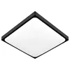 A square black ceiling light with a white diffuser, shown against a white background. Náhľad obrázku produktu