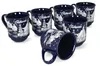 set de 6 tasses à vin chaud 0,2L bleu foncé Paysage de Noël Voir les images du produit 2