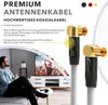 HD Antennenkabel Digital TV Kabel 135db 90° Koax Stecker Produktbild-Vorschau 3