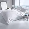 Musselin Bettwäsche 155x220 cm Baumwolle Weiss Einfarbig Produktbild-Vorschau 5