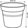 Elho Anzuchttopf  Green Basics weiß Ø 24cm Produktbild-Vorschau 4