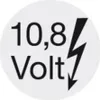 A circular graphic with text and a lightning bolt symbol. Voir les images du produit