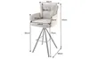 Riess-Ambiente Barhocker BIG GEORGE, Samt Federkern, Produktbild-Vorschau 15