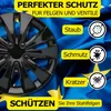 Radkappen 16 Zoll  schwarz - Radzierblenden 4er-Set von Produktbild-Vorschau 2