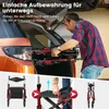 COSTWAY 2v1 skládací kolečkové křeslo a invalidní vozík se Náhled obrázku produktu 8