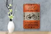Blechschild Spruch 12x18cm Life is like riding a bike Produktbild-Vorschau 4