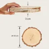 Grande disco di legno da 30 cm, 1 pezzo, per decorazioni in Anteprima dell’immagine prodotto 3