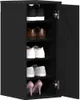 vidaXL Schuhschränke 2 Stk. Schwarz Eichen-Optik 32x35x70 Produktbild-Vorschau 4