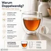 6er Set Kaffeegläser Teegläser Doppelwandige Thermogläser Produktbild-Vorschau 2