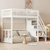 MODFU letto a soppalco 90x200 con scala di sicurezza, letto Anteprima dell’immagine prodotto 3