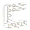 Anbauwand Wohnwand Wohnzimmer Schrankwand FLY H1 mit Produktbild-Vorschau 6