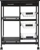 5five Simply Smart Küchenwagen aus MDF-Platte Metall Glas Produktbild-Vorschau 5