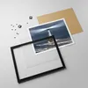 Gerahmtes Poster - Schwarzer Rahmen - Leuchtturm Meer - Produktbild-Vorschau 4
