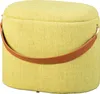 Dirax Fusshocker, Hocker mit Aufbewahrung gelbgrün und Produktbild-Vorschau 1