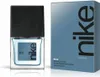 A bottle of Nike Blue Man Eau de Toilette and its packaging are displayed against a white background. Náhled obrázku produktu