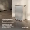 Klarstein moderný kuchynský odpadkový kôš 60 l (2x30 l), Náhľad obrázku produktu 6