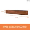 ALFALUX Blumenkasten Blumentöpfe Pflanzkasten Holz Produktbild-Vorschau 2
