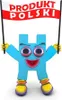 A cartoon character holding a Polish flag. Podgląd zdjęcia produktu