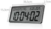 Kienzle Funkwanduhr mit Datum großem LCD Display Anthrazit Produktbild-Vorschau 5