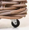 VIVANNO Corbeille à bois en rotin RODAR Coffret, tressé Voir les images du produit 3
