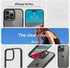 A collage of images showcasing an iPhone 14 Pro case, including product shots, a lifestyle image, and feature callouts. Anteprima dell’immagine prodotto