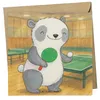 Mr. & Mrs. Panda Deluxe Karte Panda Tischtennis Design - Produktbild-Vorschau 1