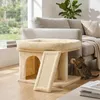 Relaxdays Kraboom, met hol, krabplank en ligvlak, zachte Productafbeelding-voorbeeld 2
