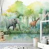 Detská izba lesné zvieratá džungľa príroda 300x210 cm - Náhľad obrázku produktu 2